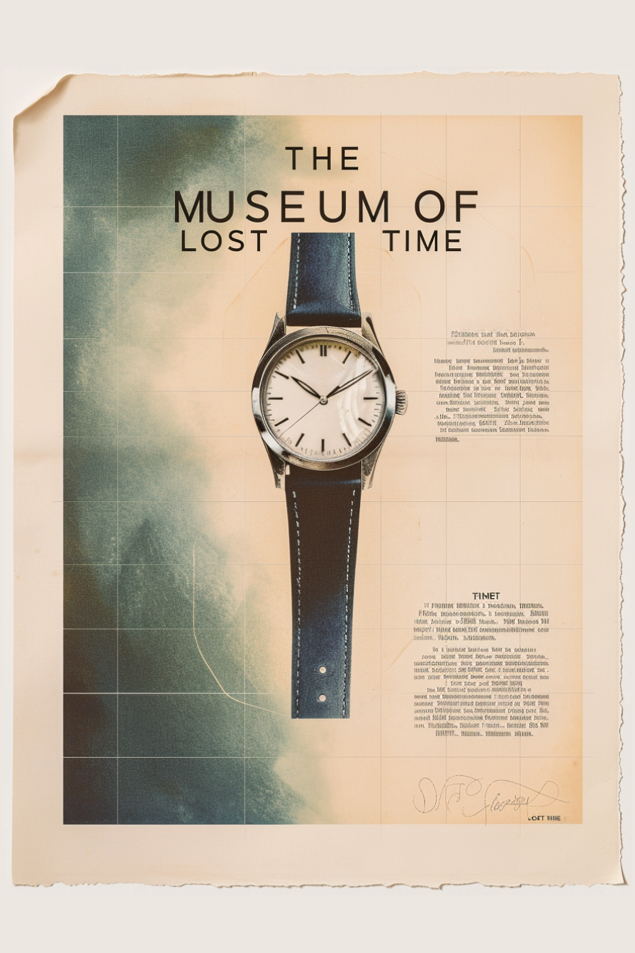 The Museum of Lost Time - Vintage Watch Art Poster