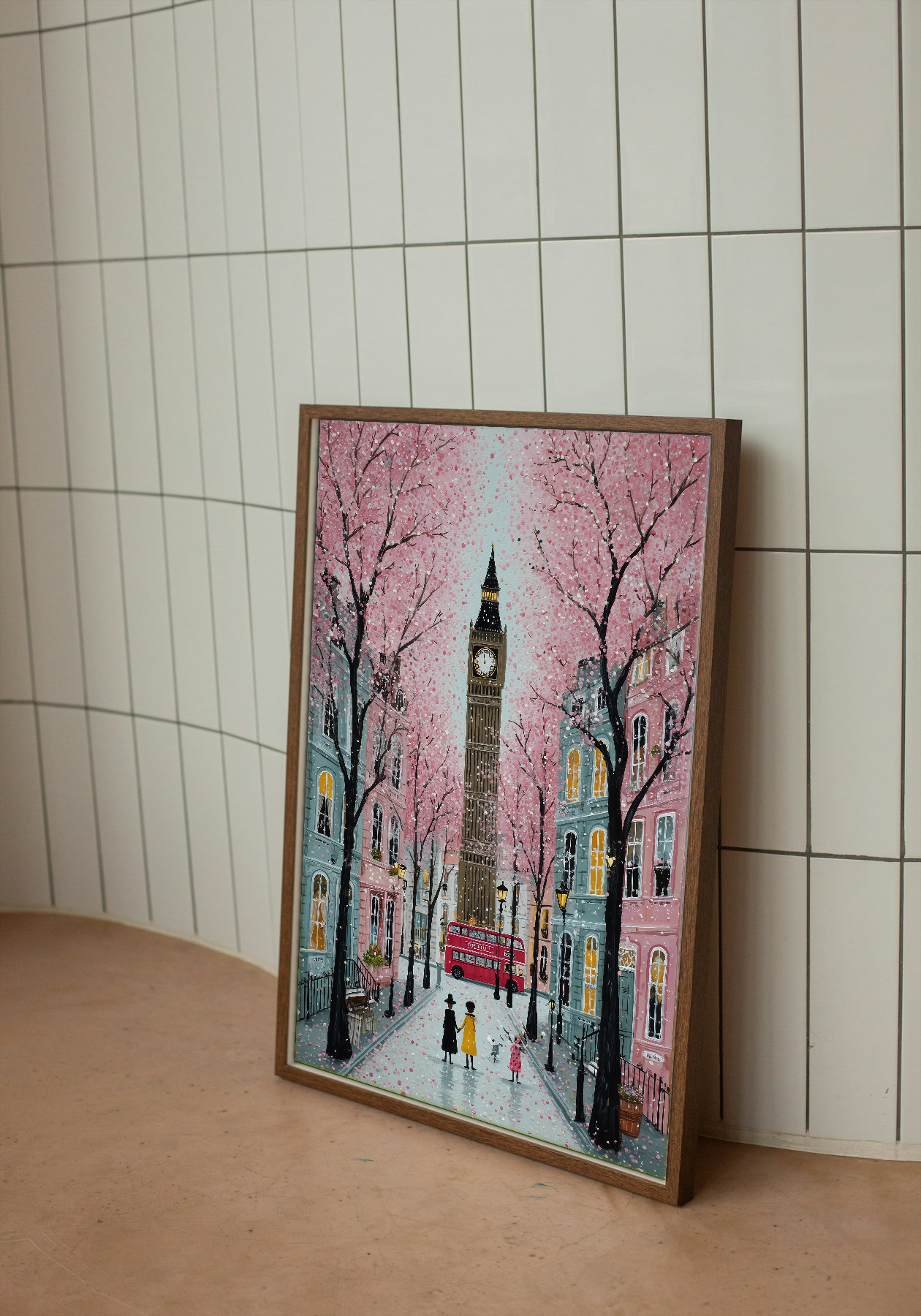 Springtime in London - Cherry Blossoms & Big Ben