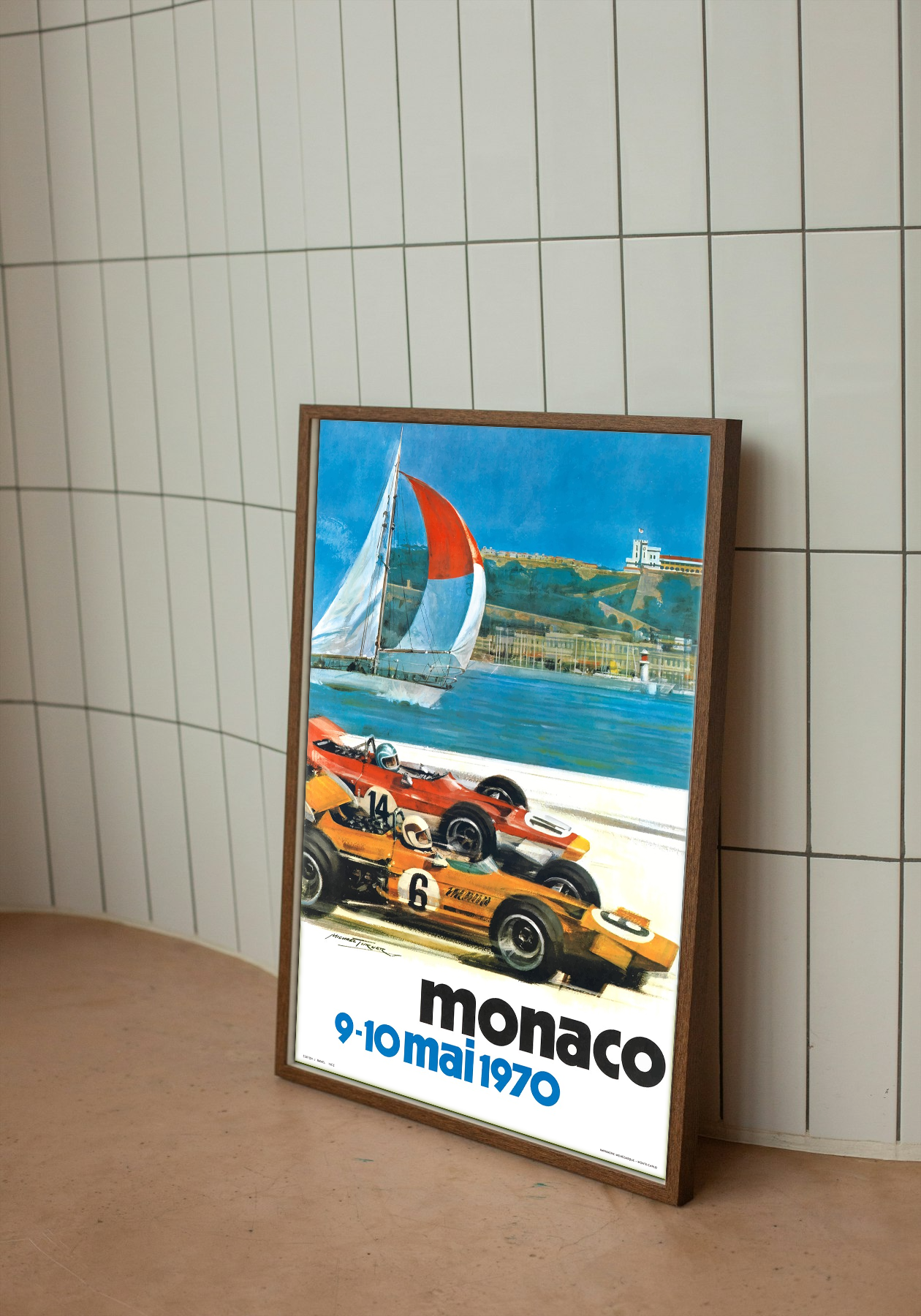 Monaco Grand Prix 1970 - Vintage Racing & Sailing Art