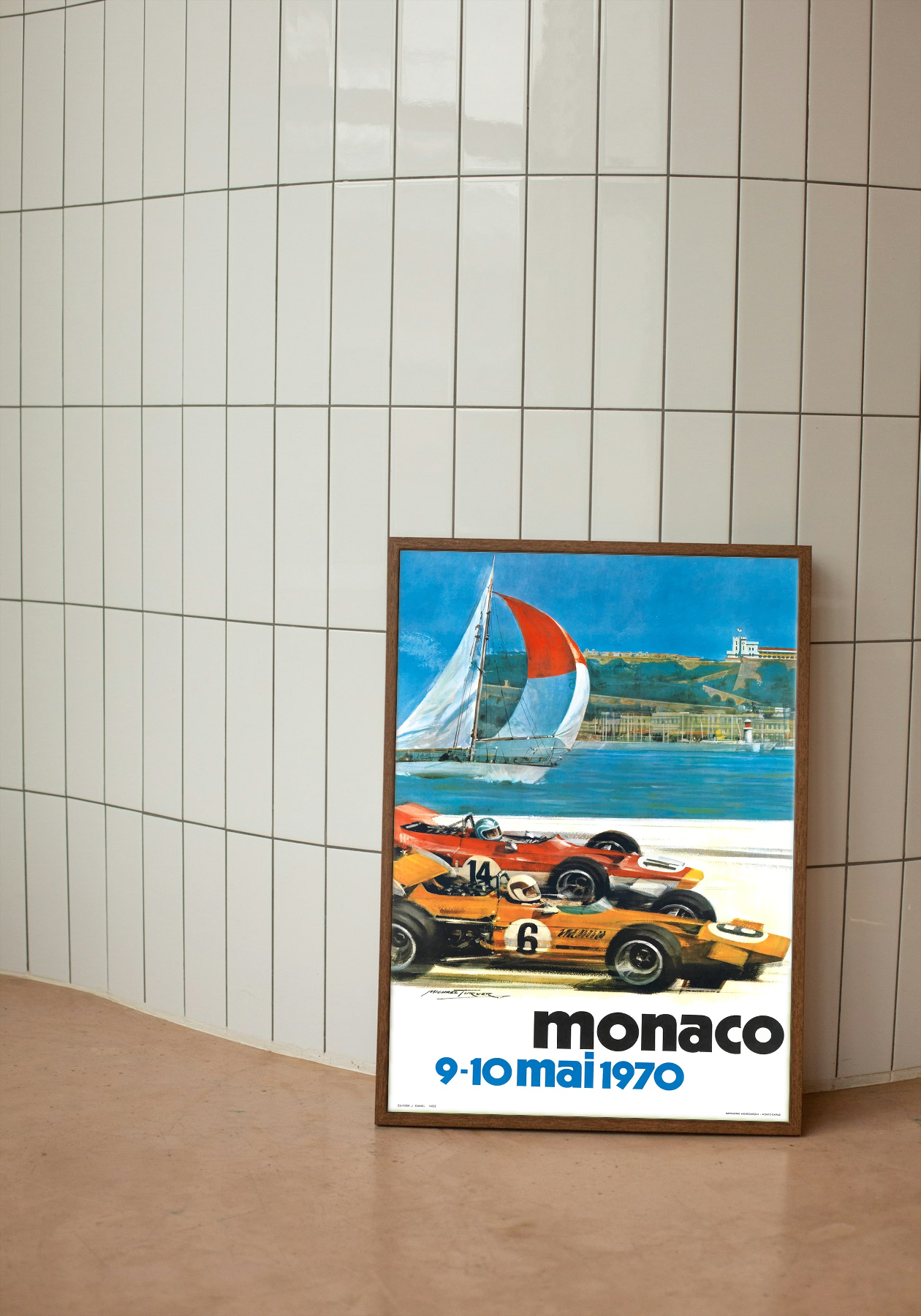 Monaco Grand Prix 1970 - Vintage Racing & Sailing Art