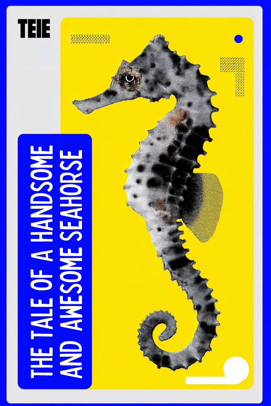 The Tale of a Handsome Seahorse - Modern Marine Art