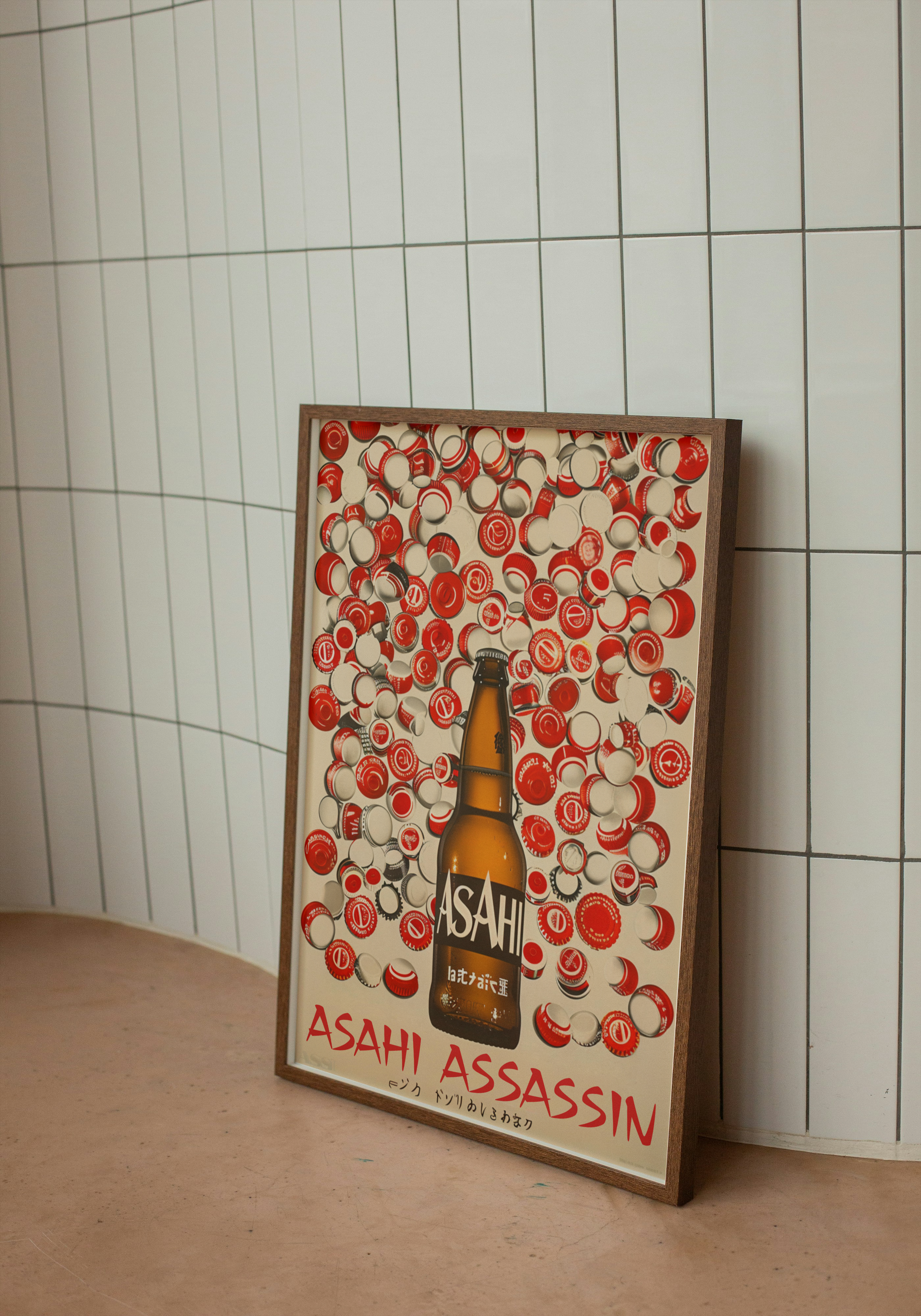 Asahi Assassin – Retro Beer Pop Art Print
