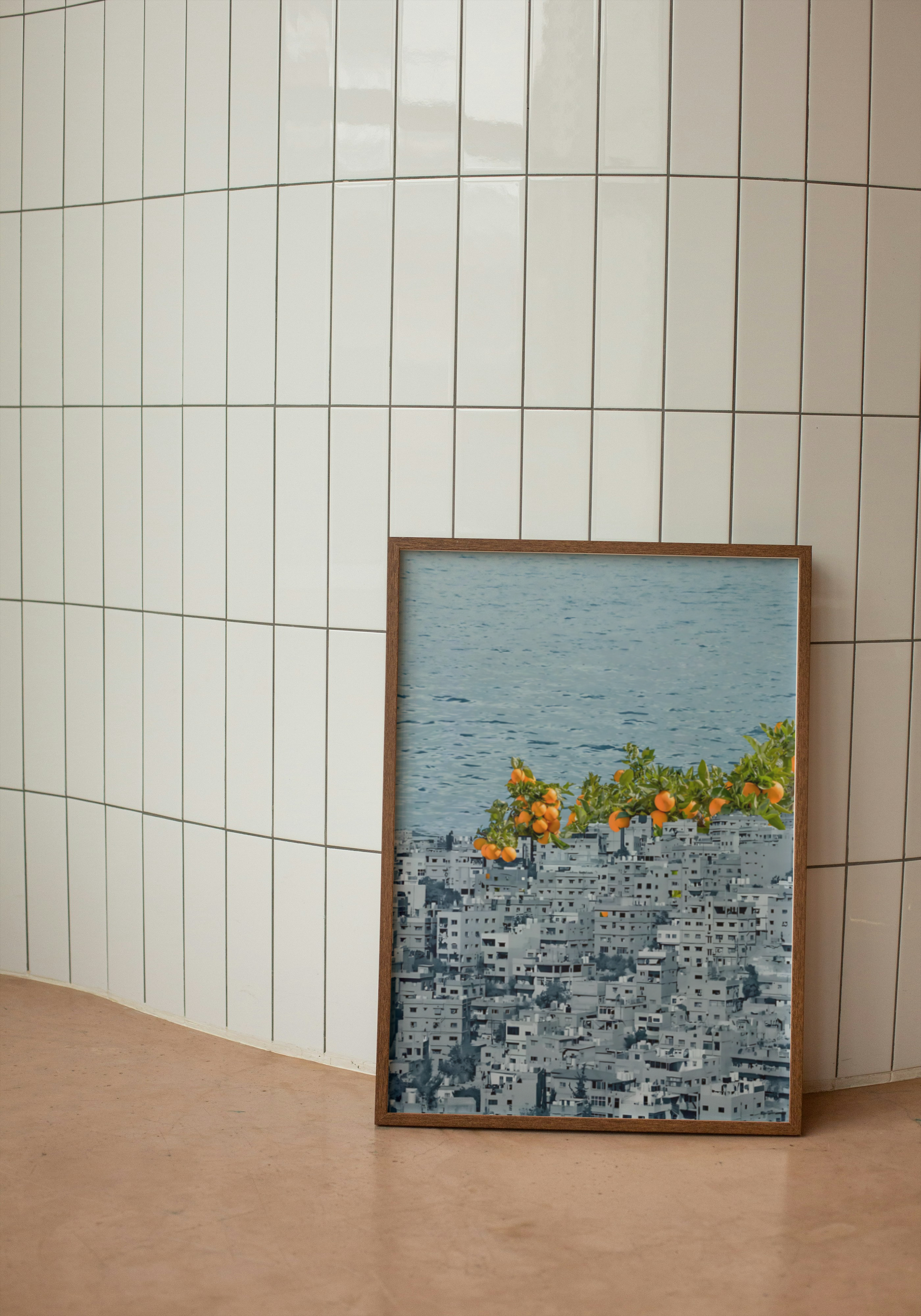 Bittersweet Bloom – Arabic Urban Nature Poster