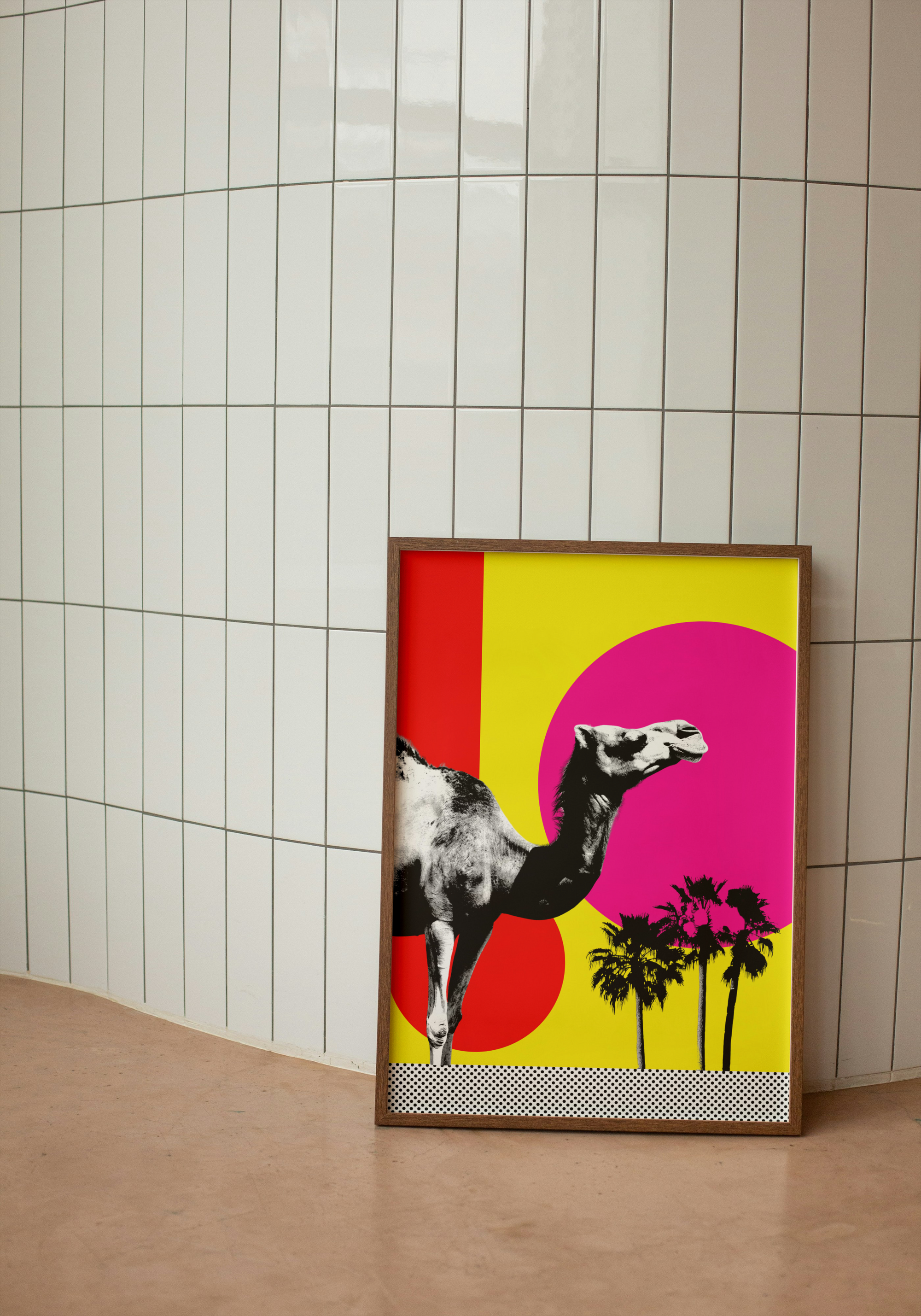 Camel – Retro Arab Pop Art Poster