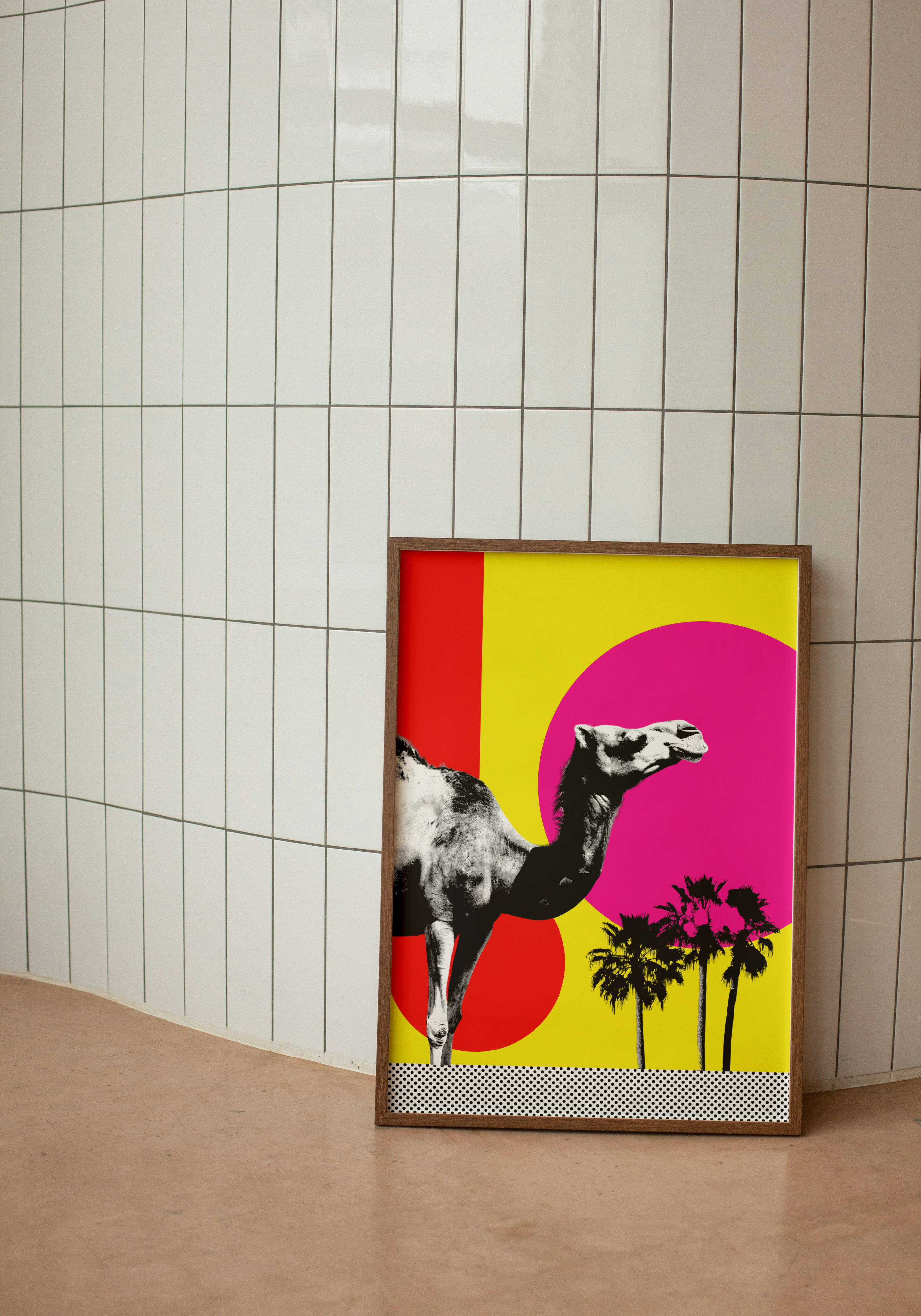 Camel – Retro Arab Pop Art Poster