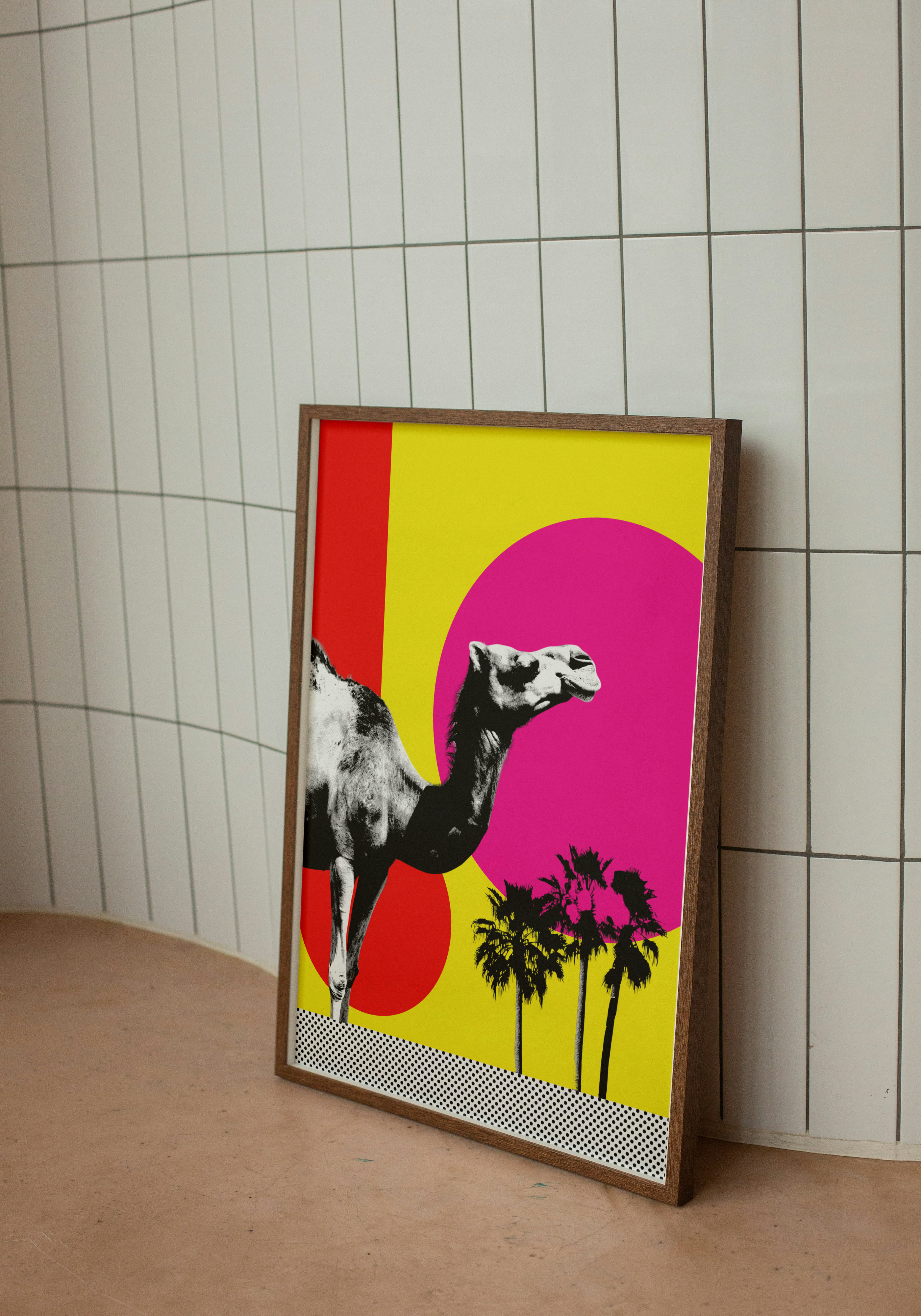 Camel – Retro Arab Pop Art Poster