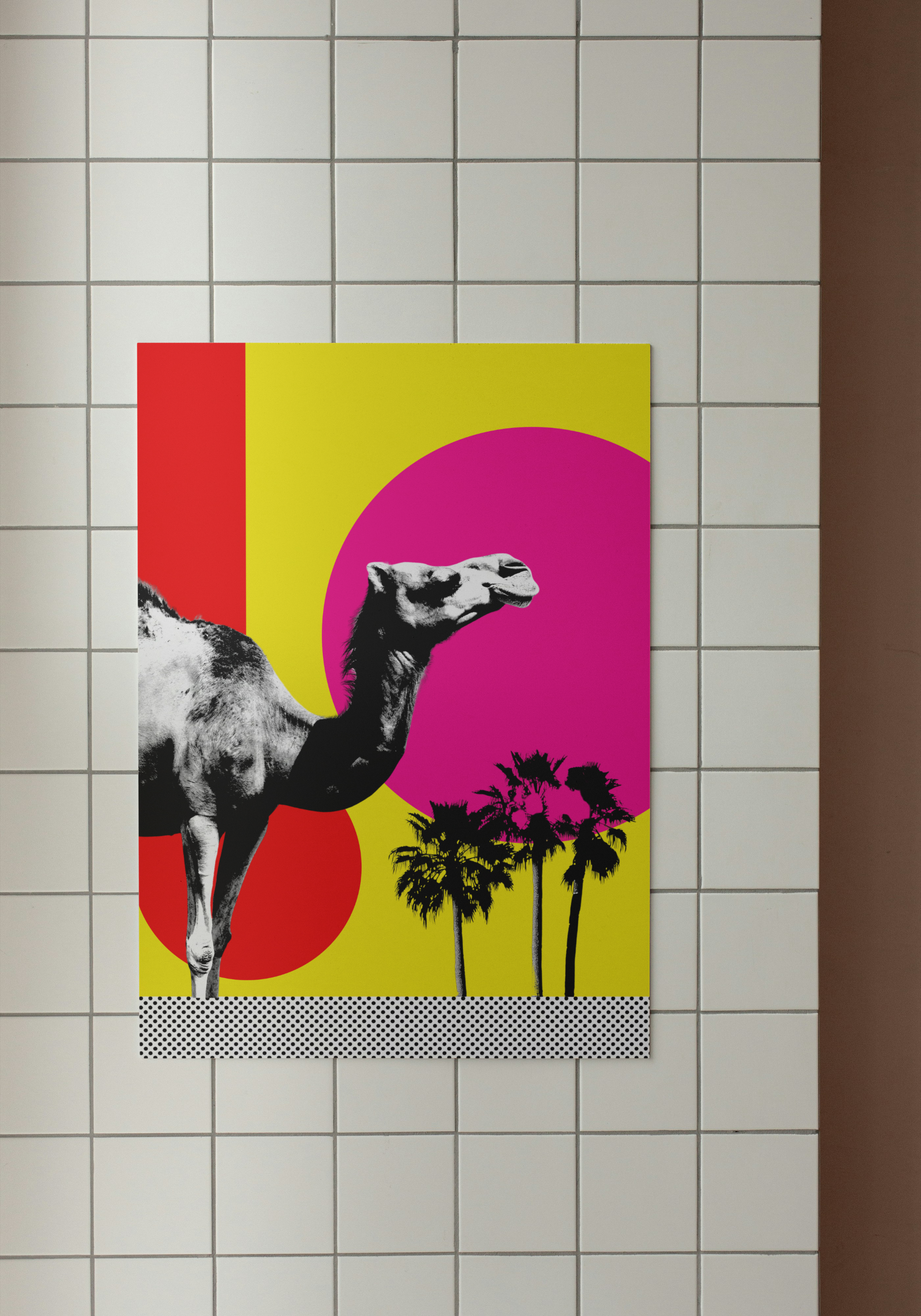 Camel – Retro Arab Pop Art Poster