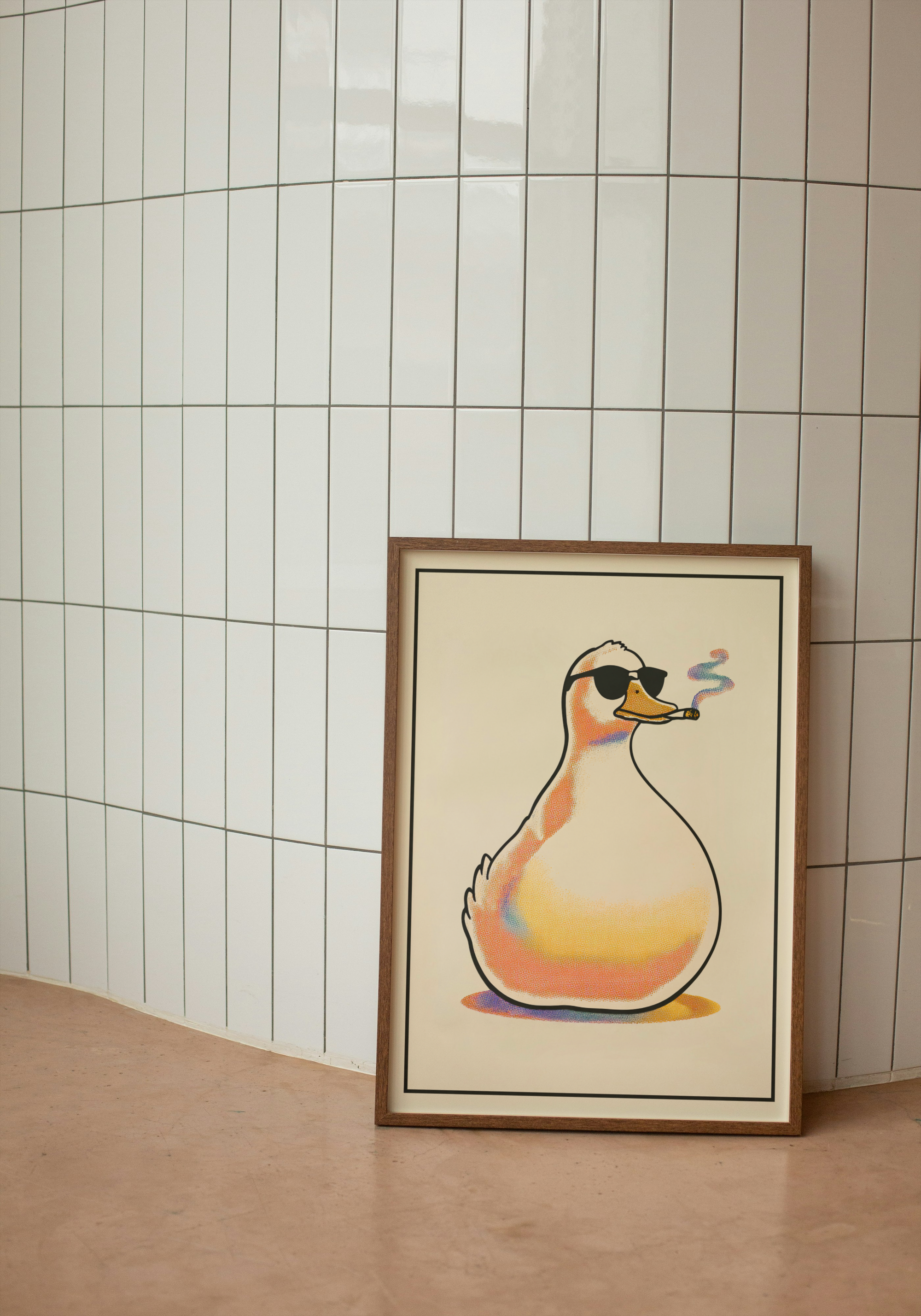 Cool Duck – Retro Pop Art Print