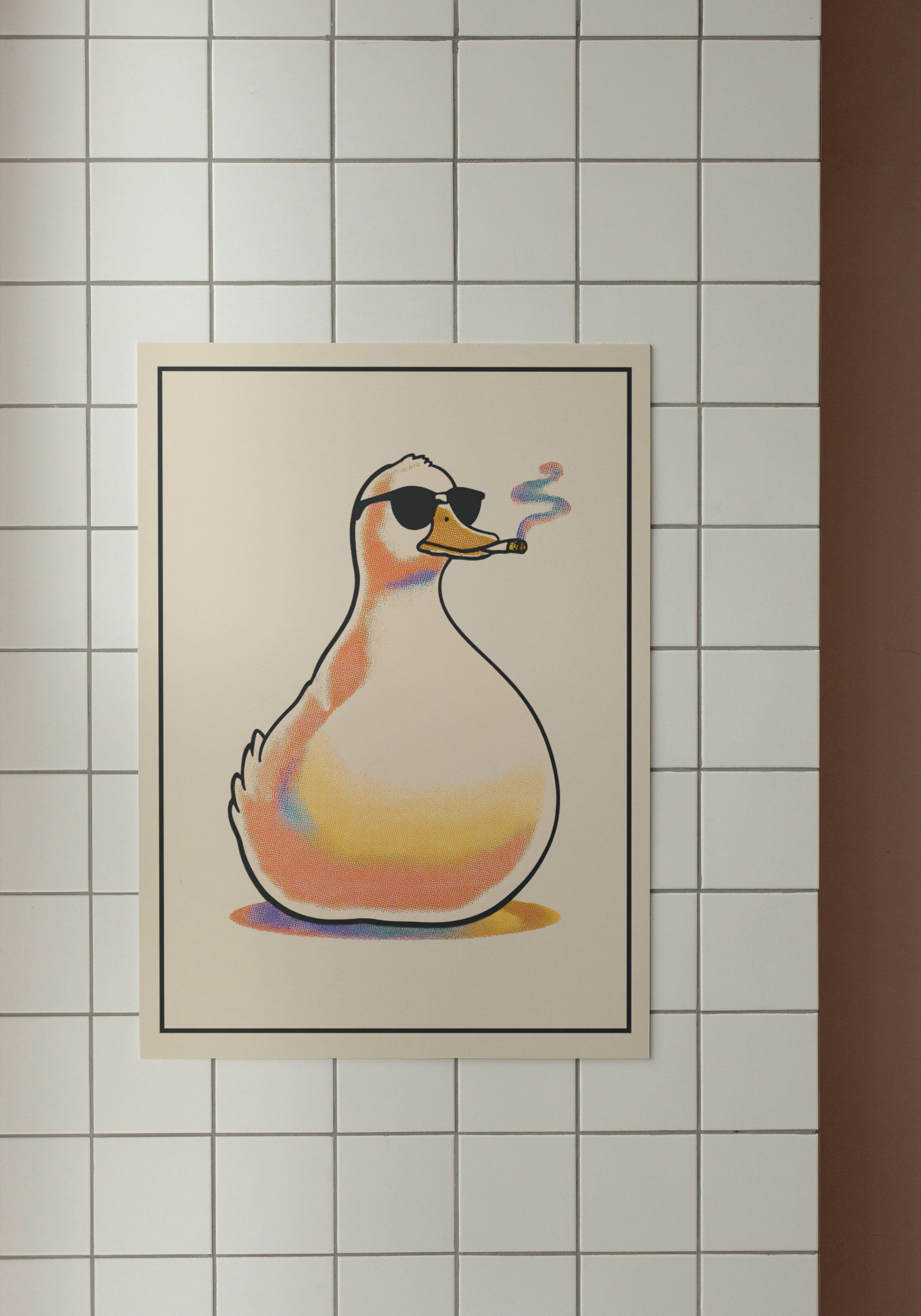 Cool Duck – Retro Pop Art Print