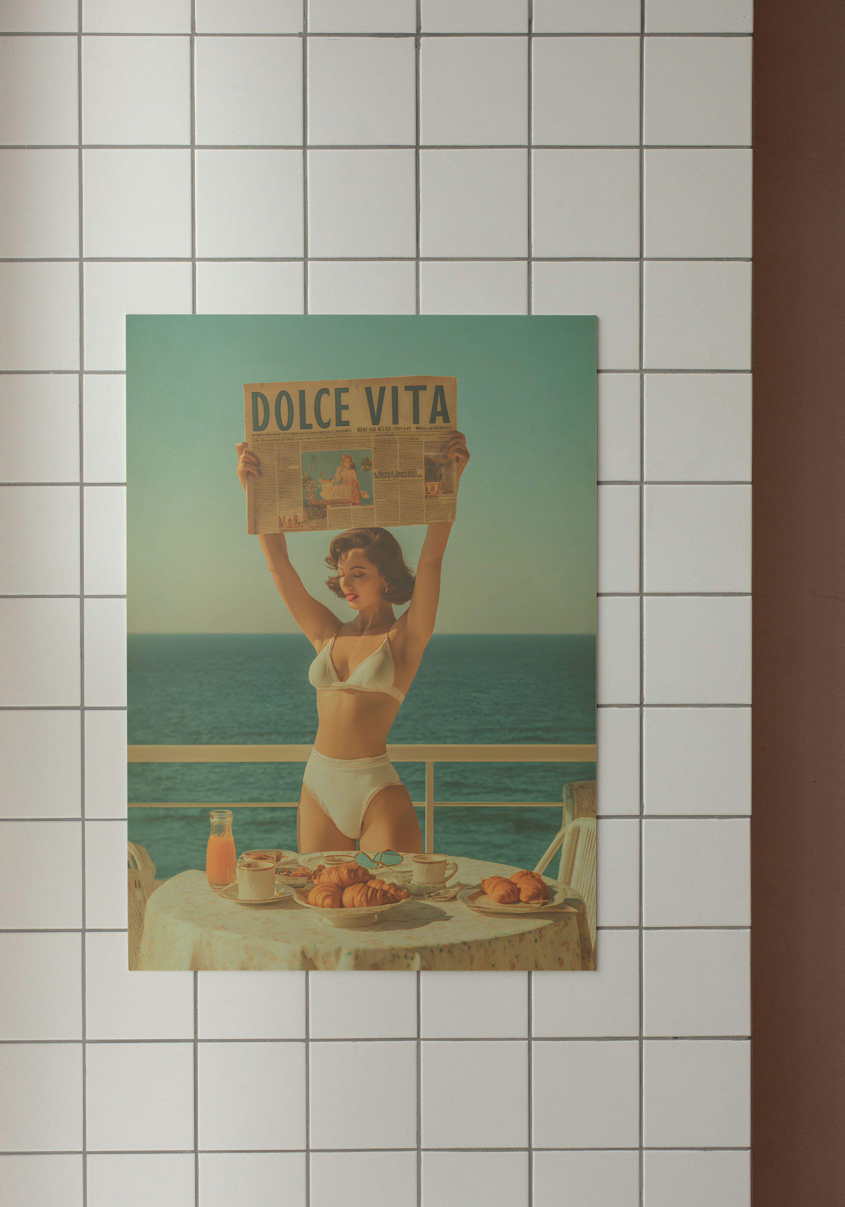 Dolce Vita II – Retro Lifestyle Print