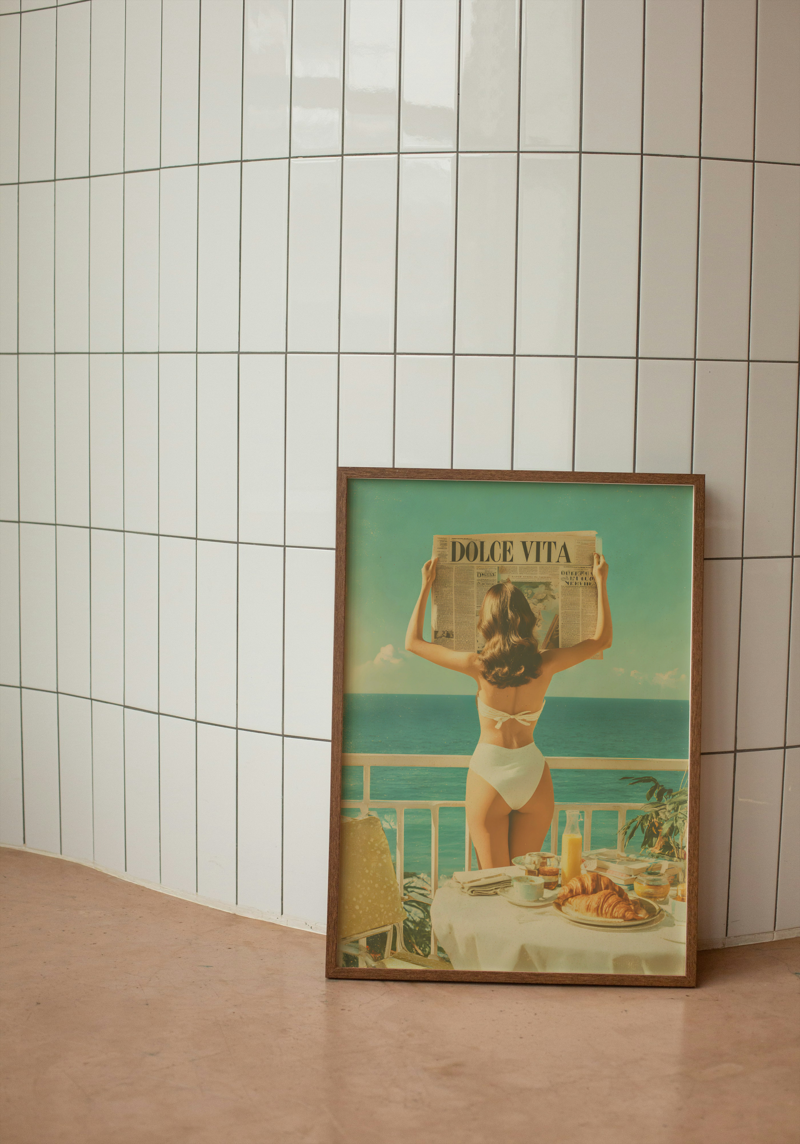 Dolce Vita – Retro Lifestyle Print