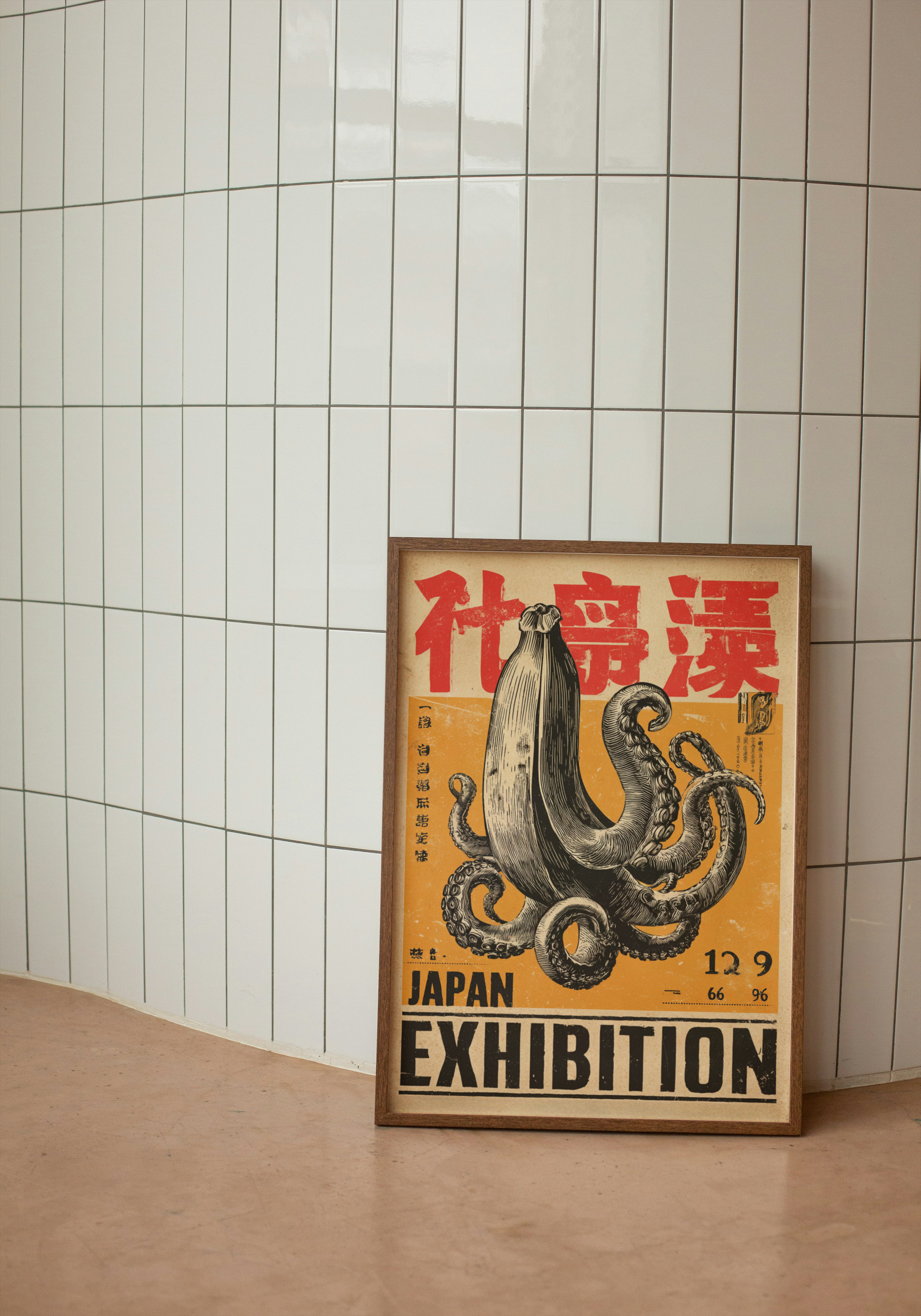Japanese Octopus – Retro Exhibition Print