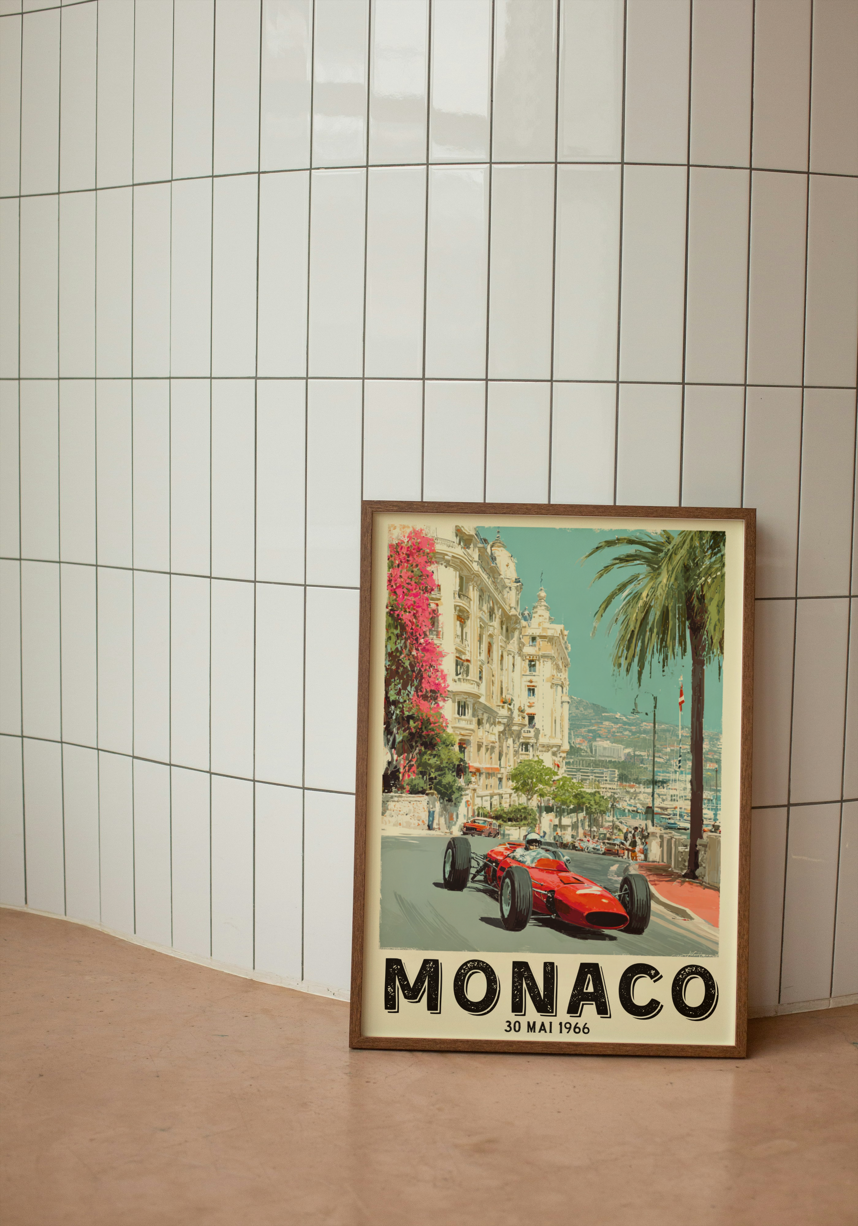 Monaco Grand Prix – Vintage Racing Print