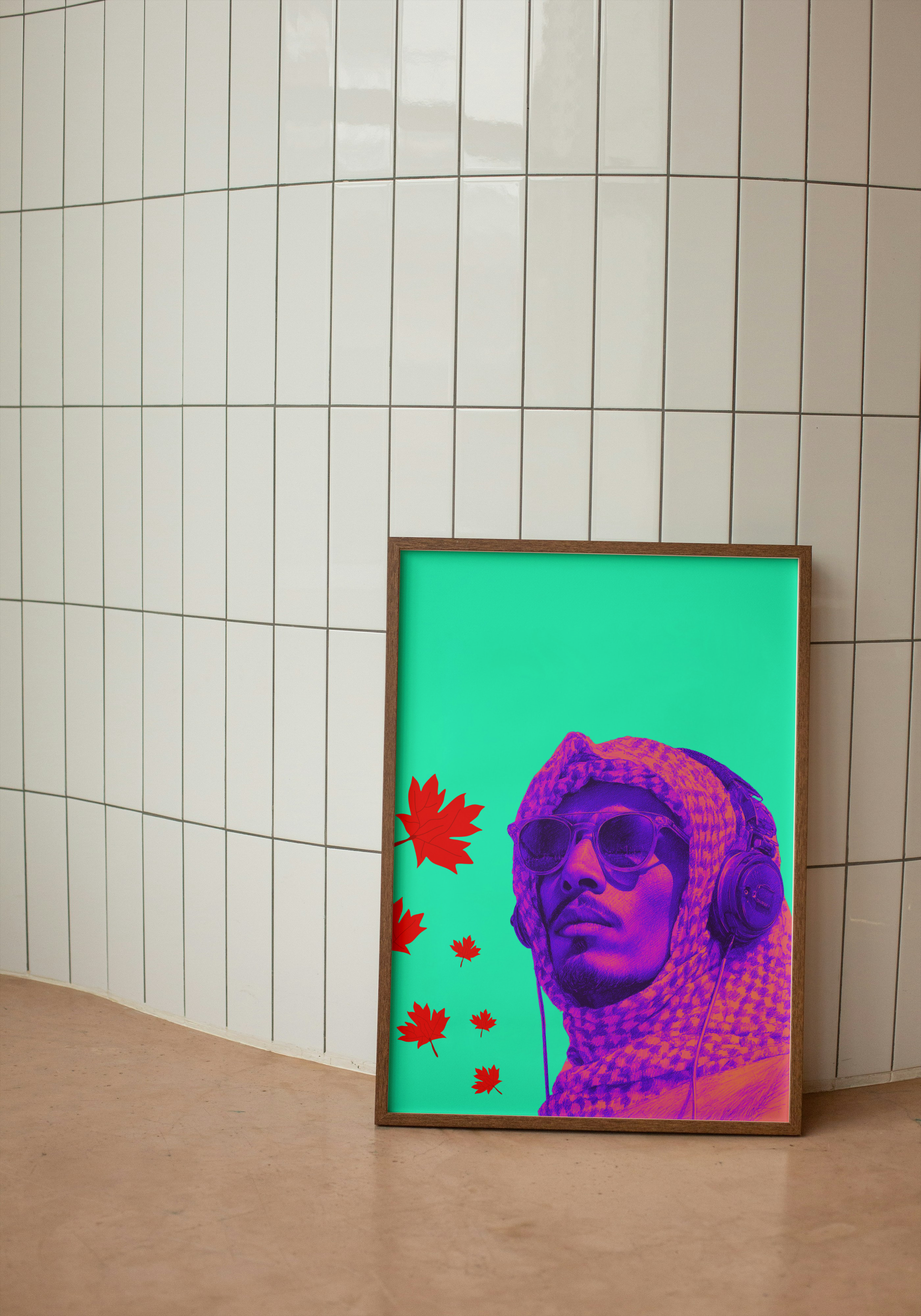 Saudi Music – Surreal Arab Pop Art Print