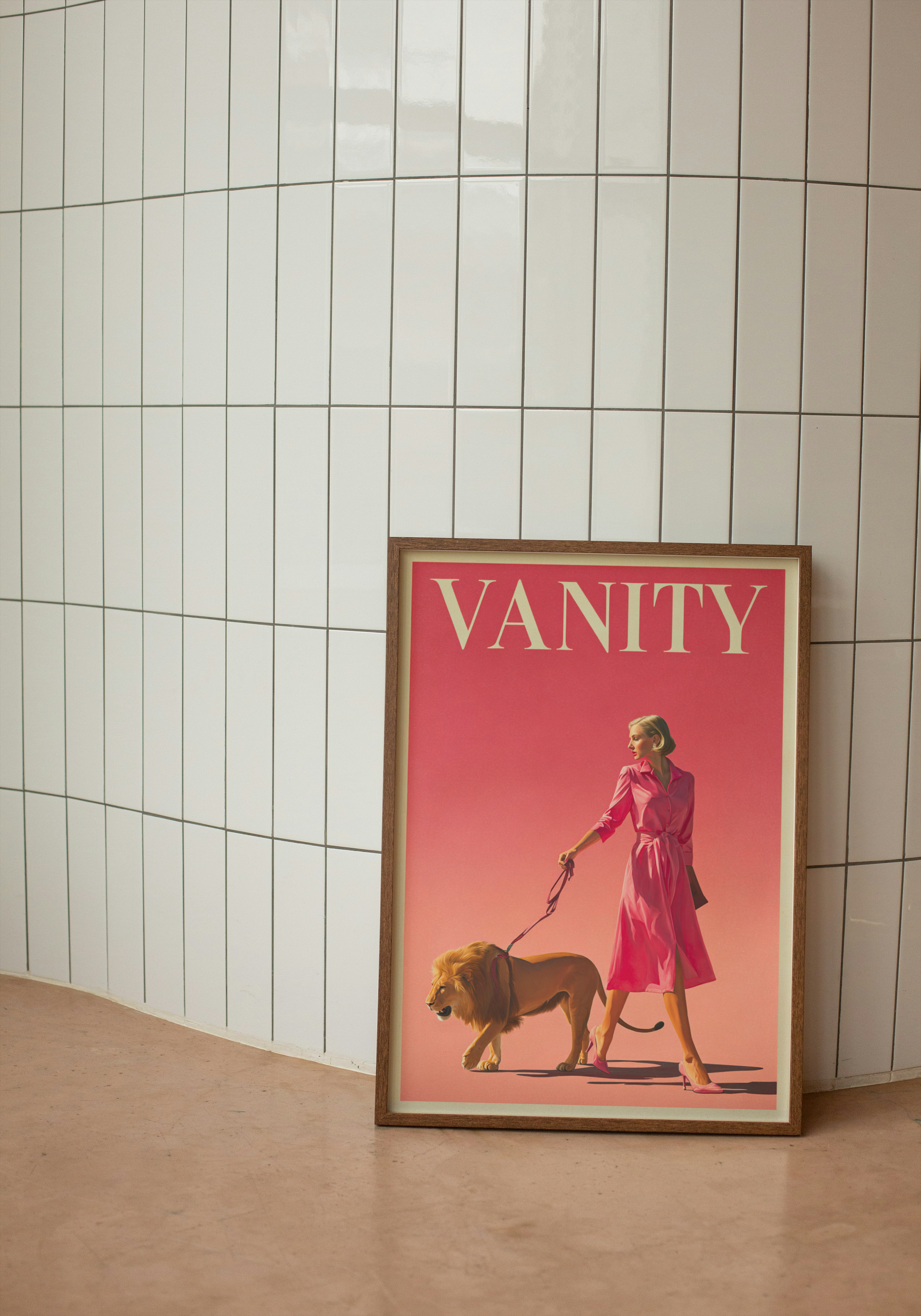 Vanity Walk – Retro Fashion Print