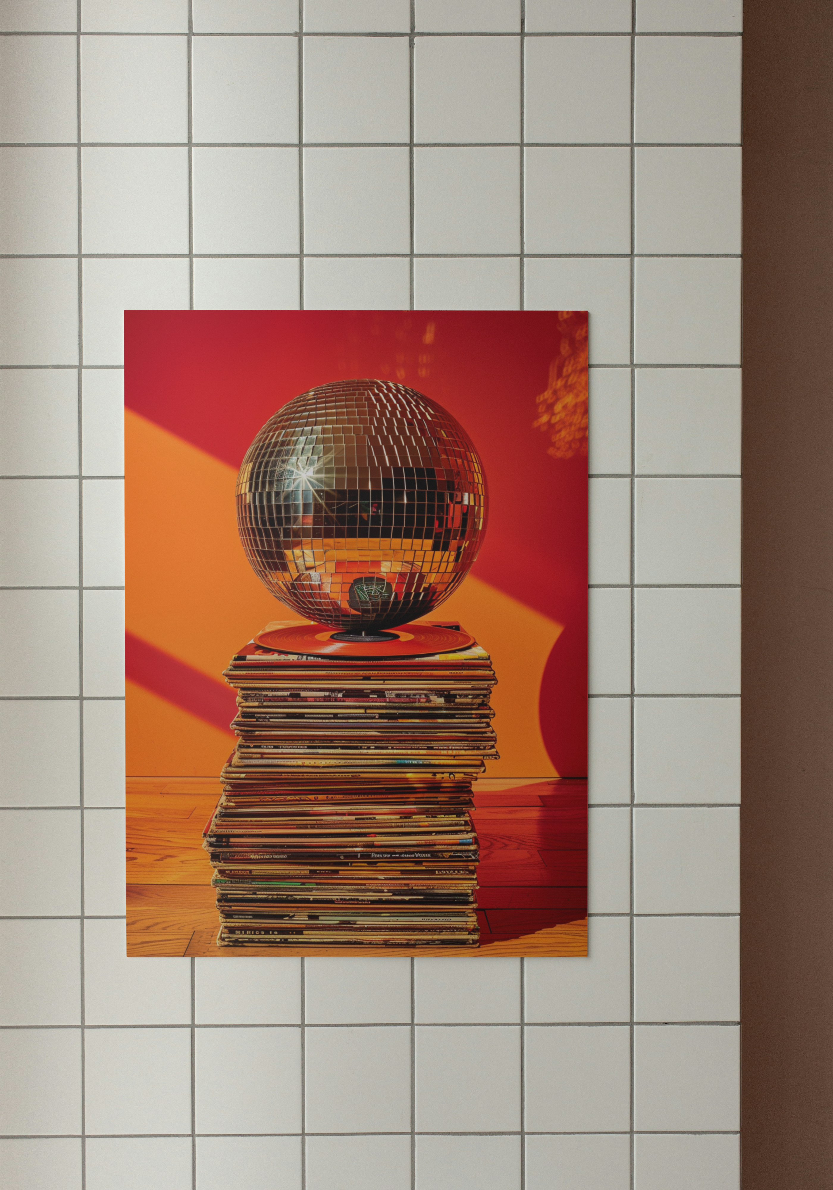 Vinyl Disco – Retro Record Pop Art Poster