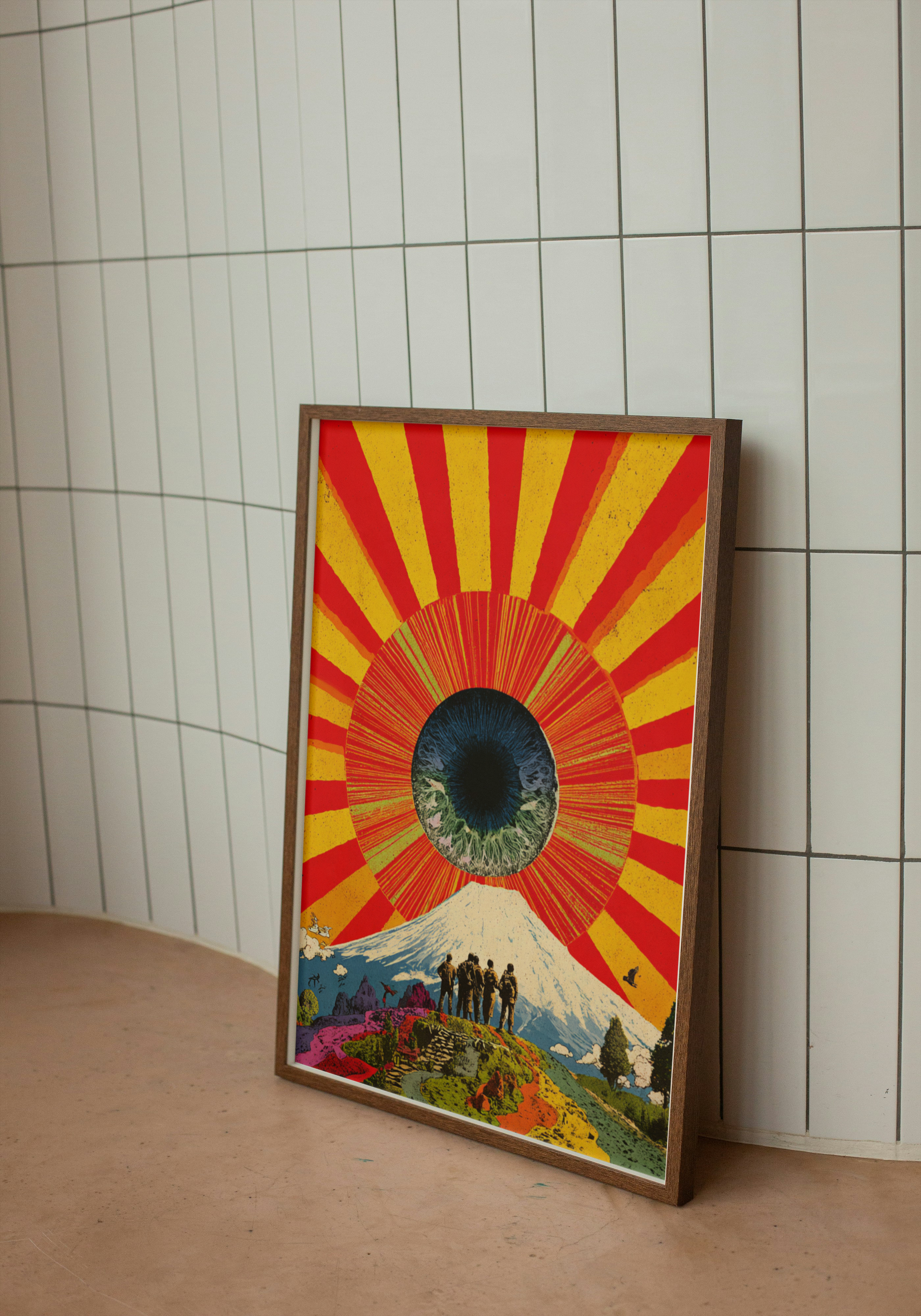 Fuji Eye – Psychedelic Japan Pop Art Poster