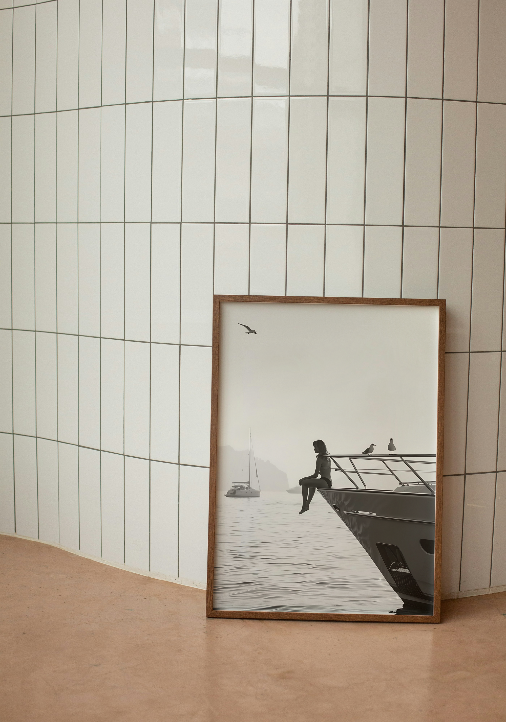 Yacht Serenity - Beach & Boat Print