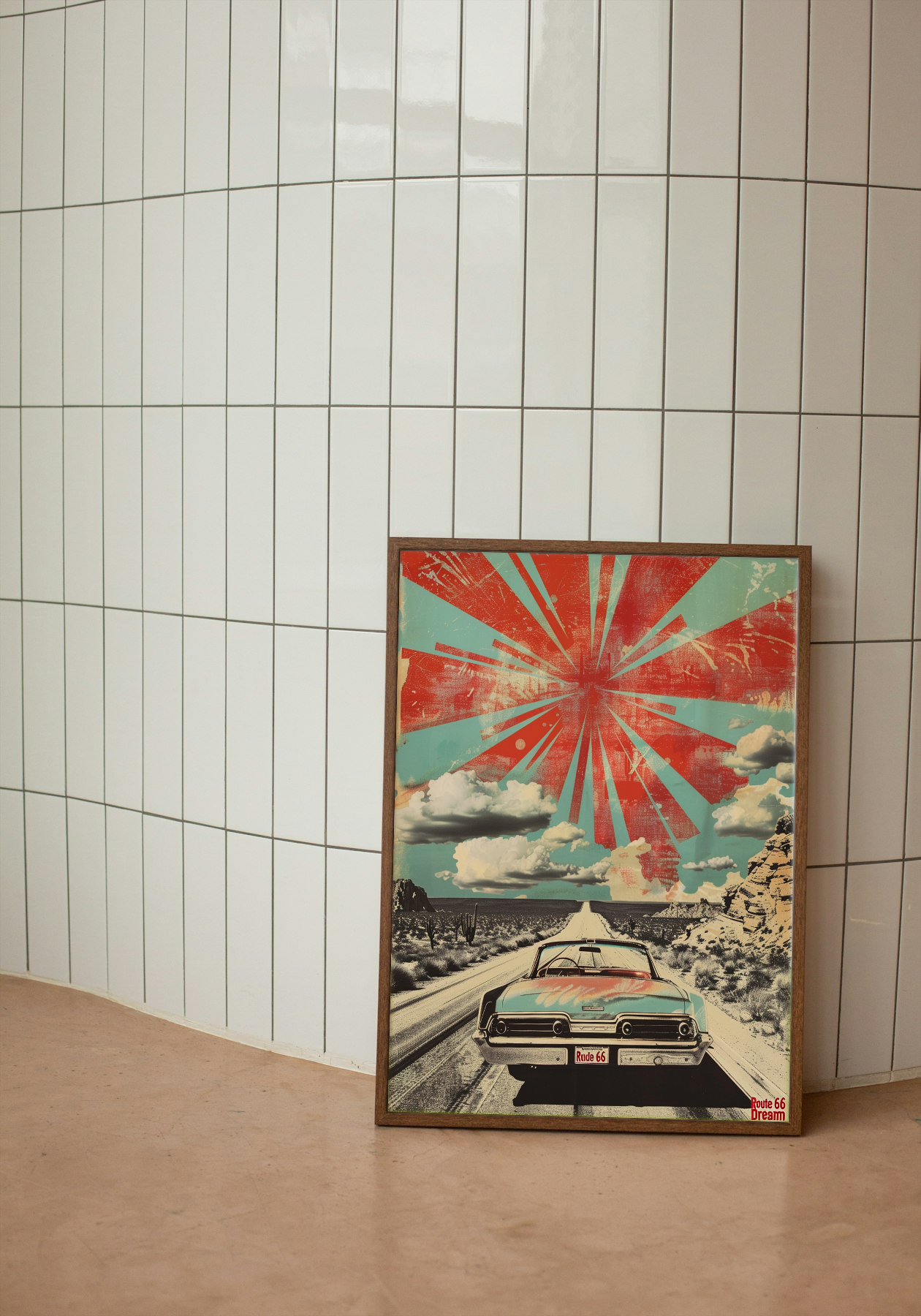Route 66 Dream - Vintage Road Trip Poster