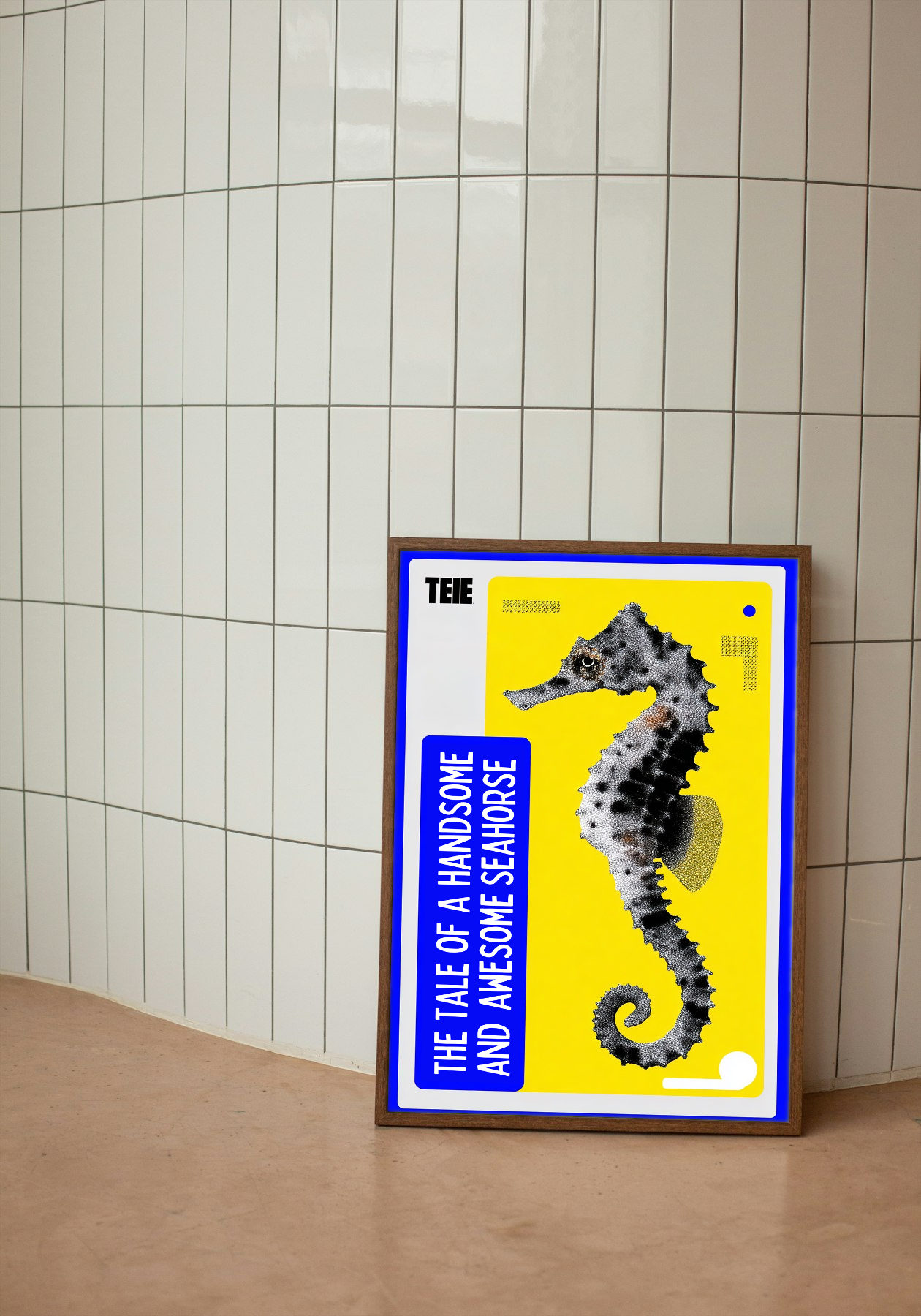 The Tale of a Handsome Seahorse - Modern Marine Art