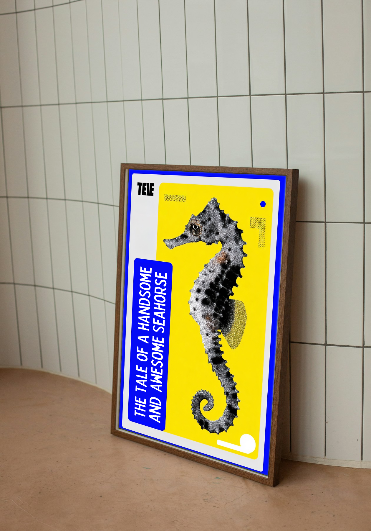 The Tale of a Handsome Seahorse - Modern Marine Art