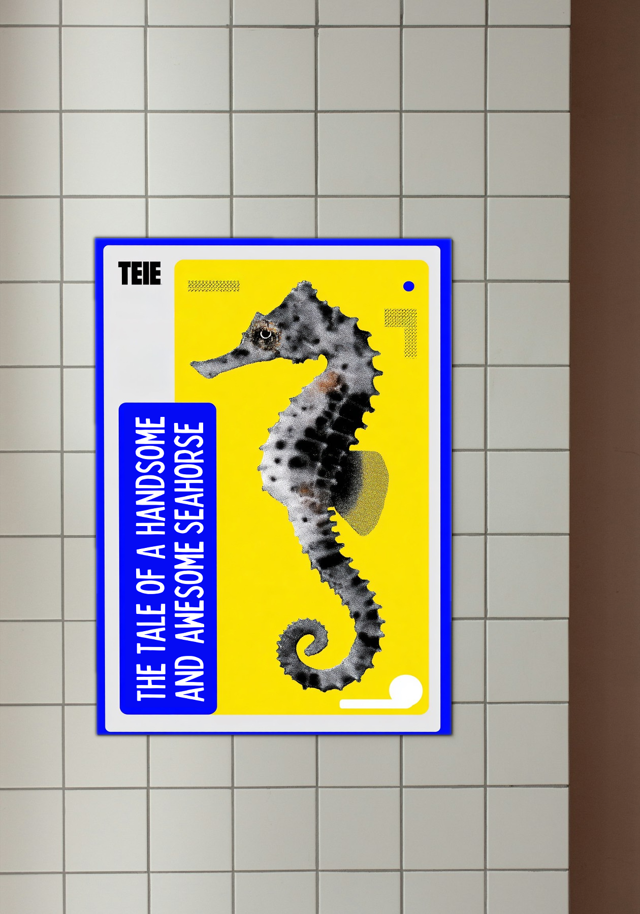 The Tale of a Handsome Seahorse - Modern Marine Art