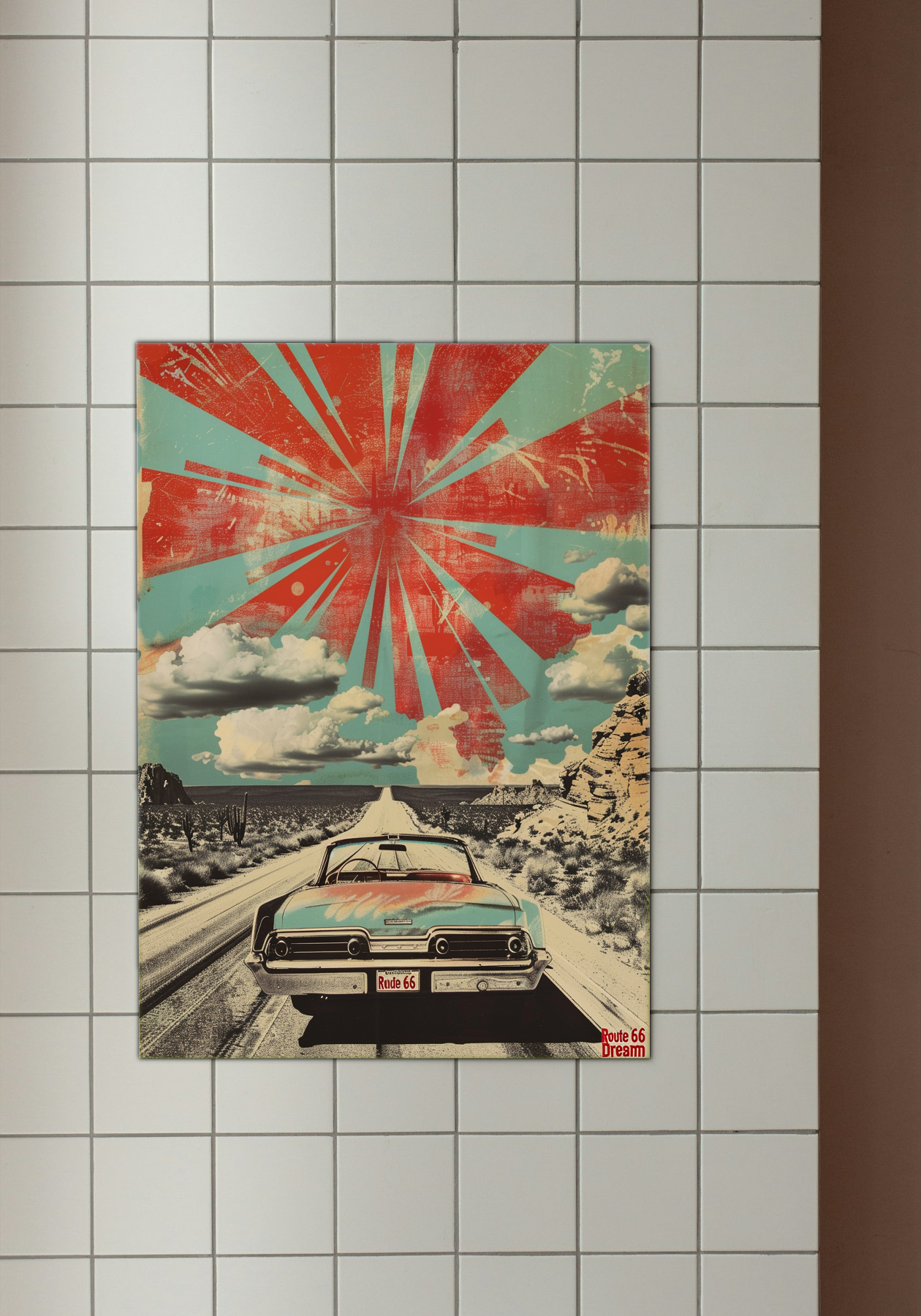 Route 66 Dream - Vintage Road Trip Poster